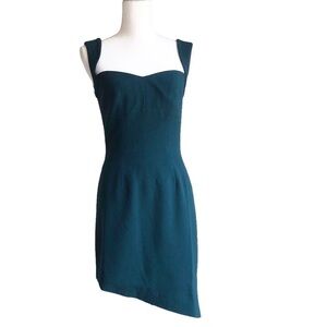 Dress The Population Amora Asymmetrical Hem Mini Dress Size Small NWOT